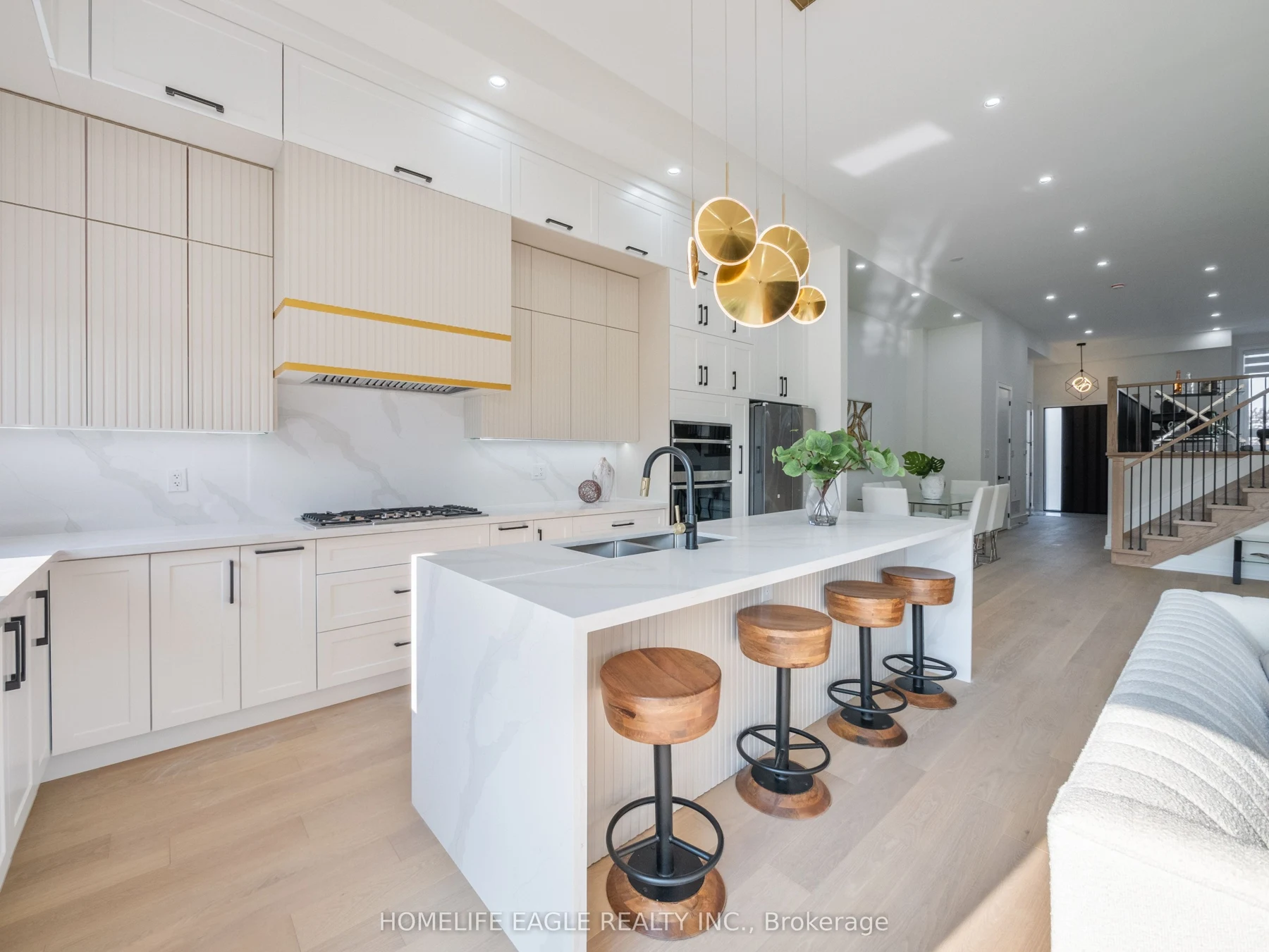 Renovated kitchen and living space